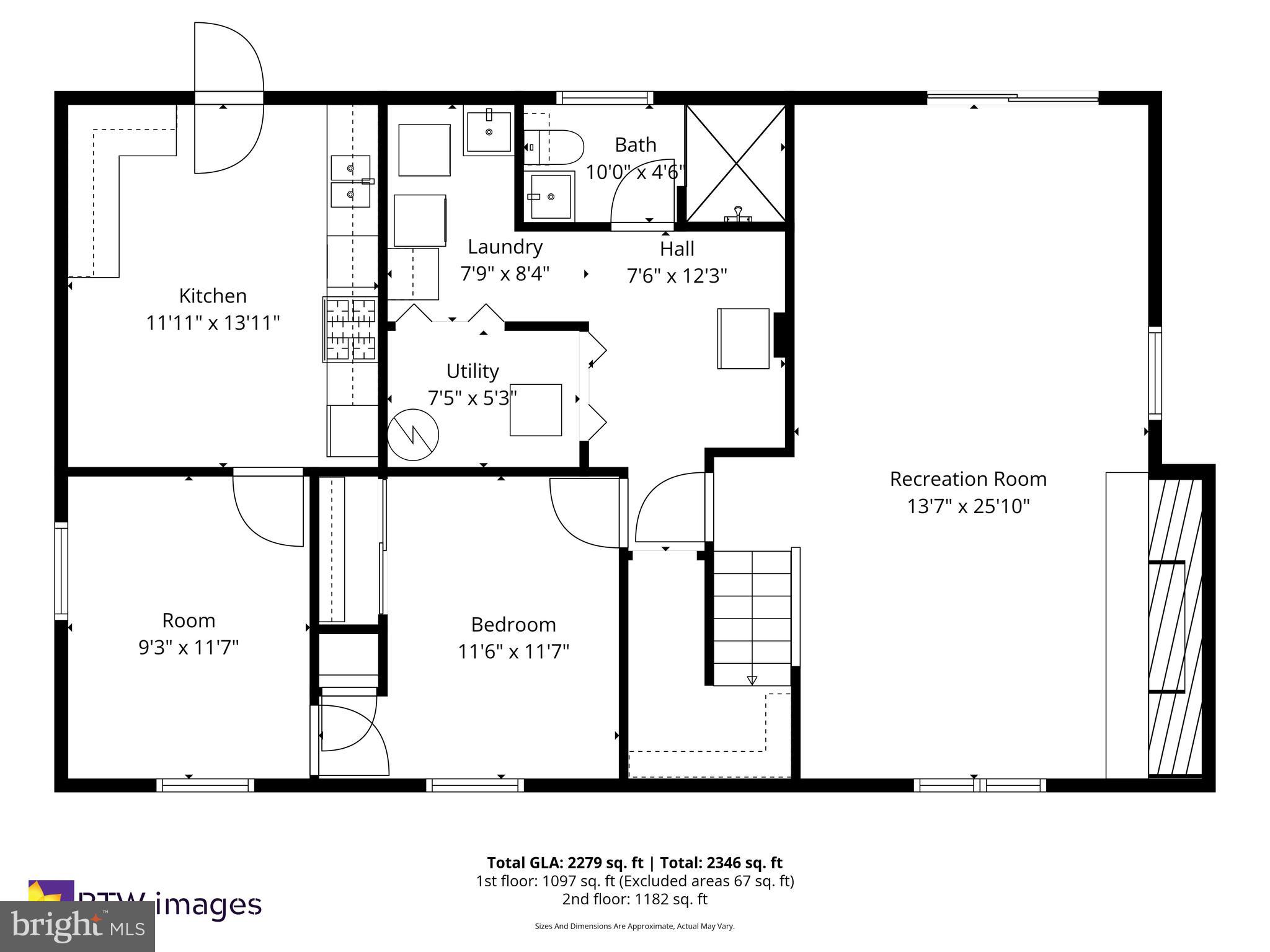 7413 Forrester Lane Manassas, VA 20109 - Photo 44 of 45 a picture of a floor plan