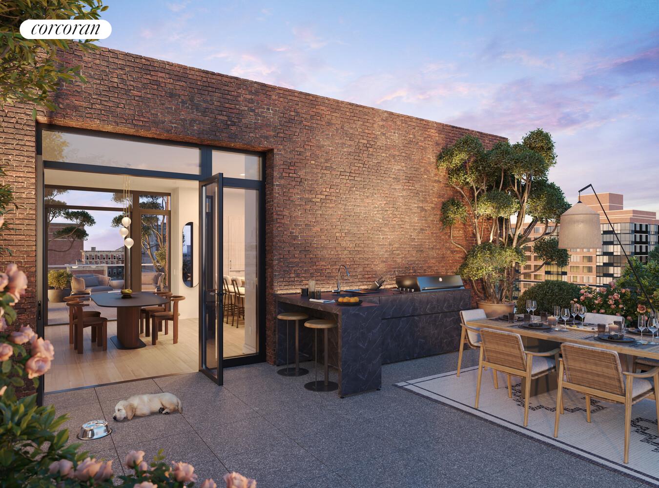 720 West End Avenue, Unit PH17C Manhattan, NY 10025 - Photo 5 of 21 a view of dinning table and chairs in the patio