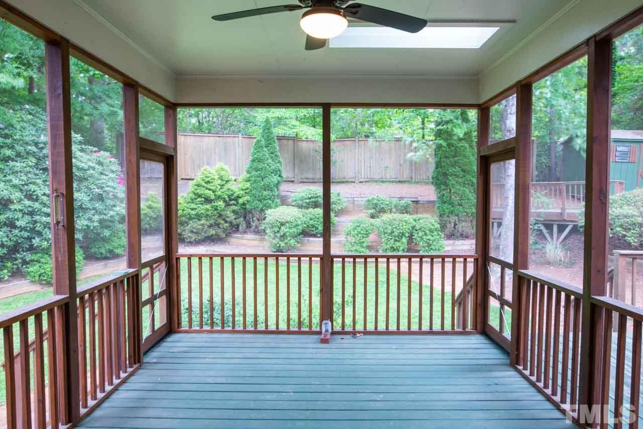 116 Baldwin Drive Durham, NC 27712 - Photo 24 of 33 a view of porch with a floor to ceiling window