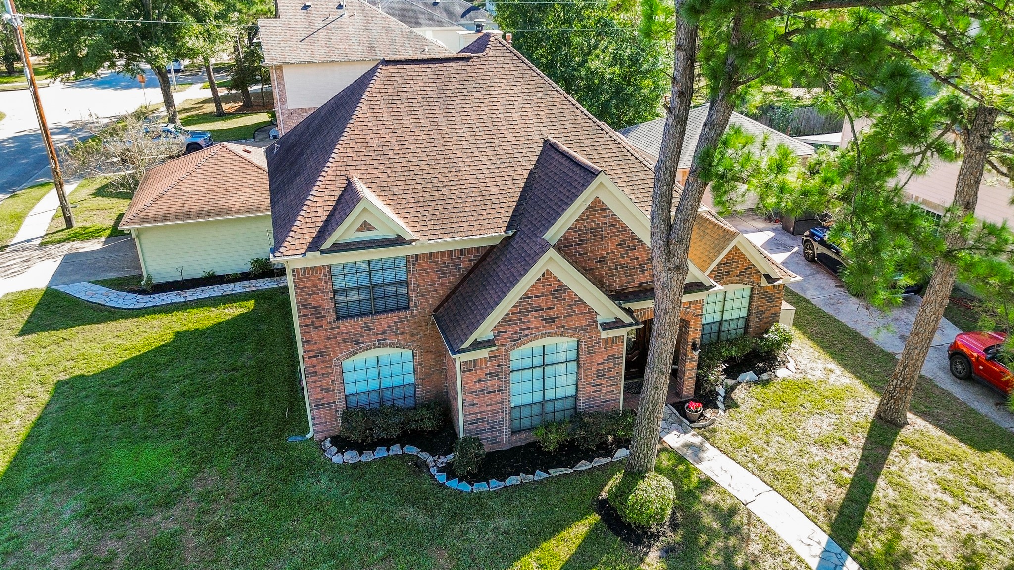 8803 Tweedbrook Drive Spring, TX 77379 - Photo 2 of 36 Look at this beautiful aerial view of the home.