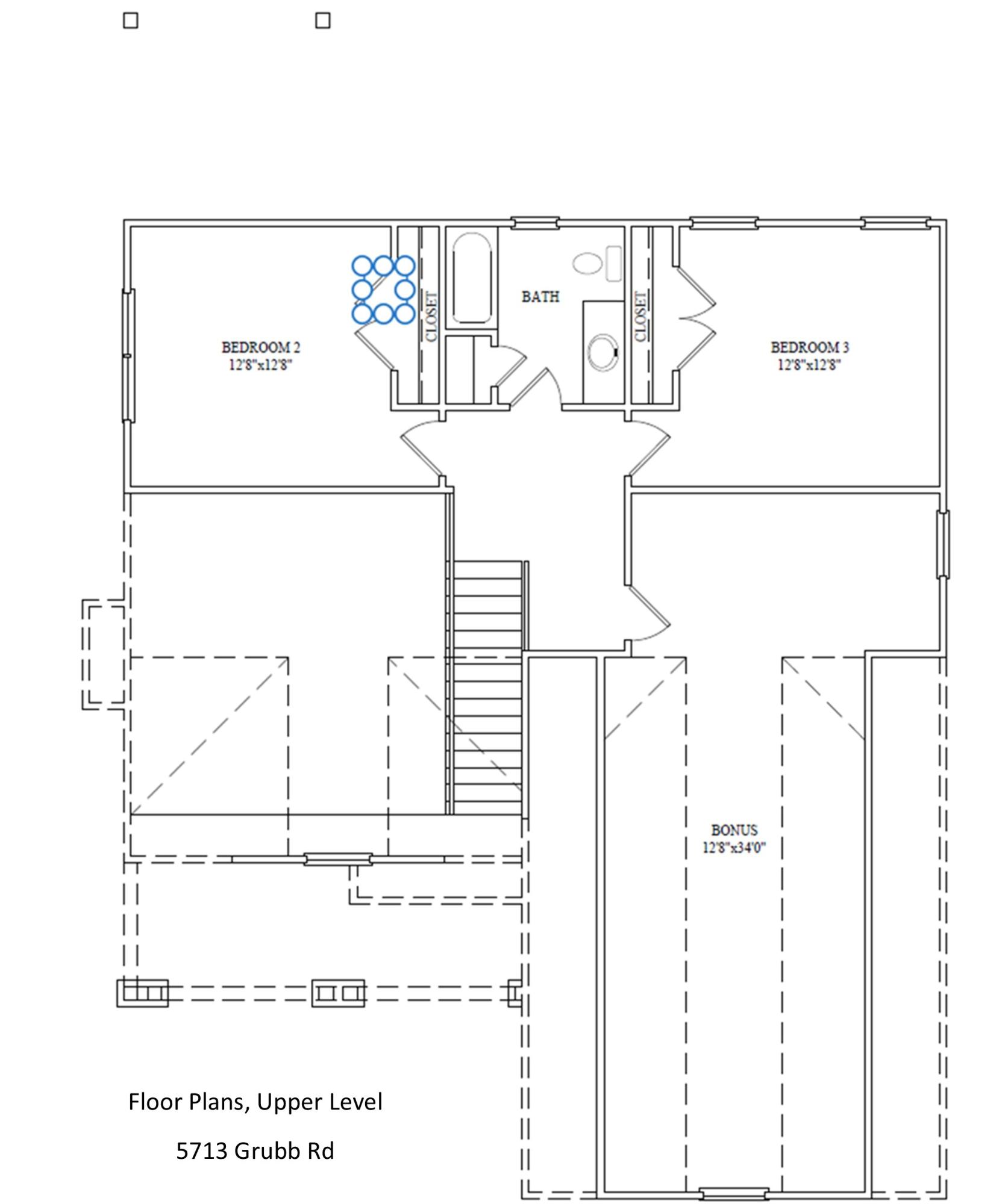 5713 Grubb Road, Unit 28 Hixson, TN 37343 - Photo 26 of 26 Floor Plans, Upper Level - 5713 Grubb Rd