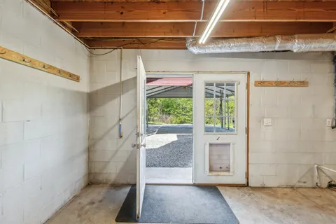 a view of an empty room