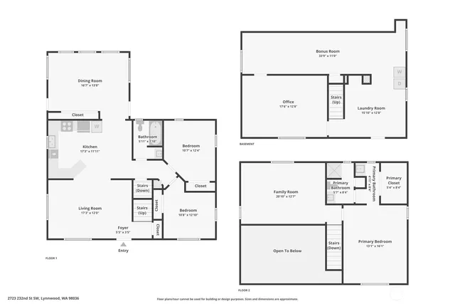 $1,079,900 | 2723 232nd Street Southwest, Brier, WA 98036