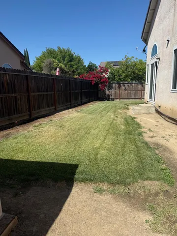 a view of outdoor space and yard