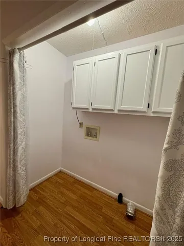 a view of a closet area