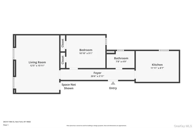 $225,000 | 202 West 118th Street, Unit 5A | Harlem