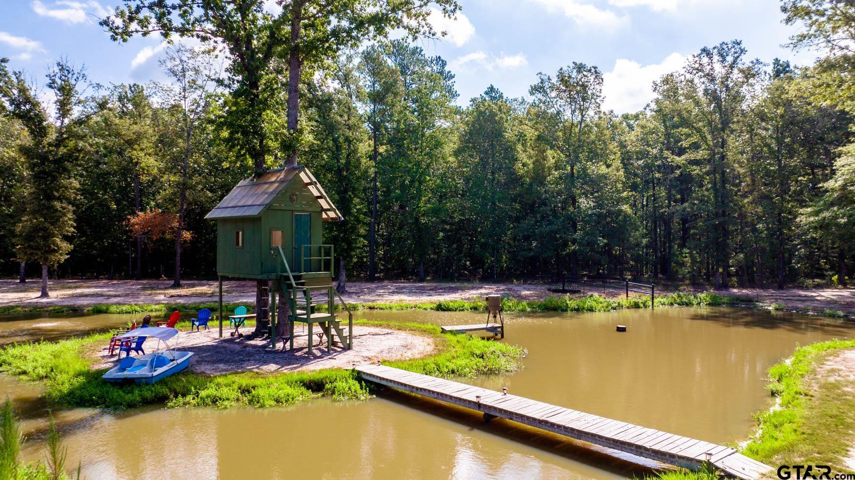 343 Driskell Bridge Road Harleton, TX 75651 - Photo 37 of 42 a view of a swimming pool with a garden