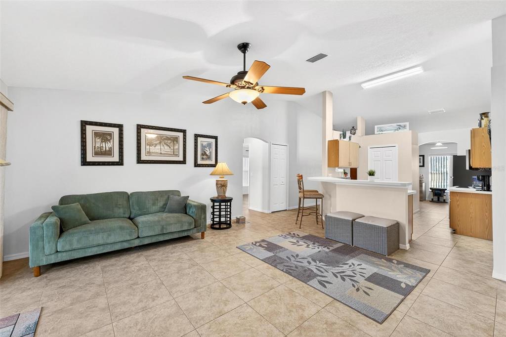 3859 Southwest 109th Lane Ocala, FL 34476 - Photo 25 of 55 a living room with furniture a rug and white walls