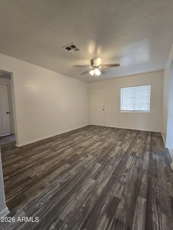 wooden floor in an empty room