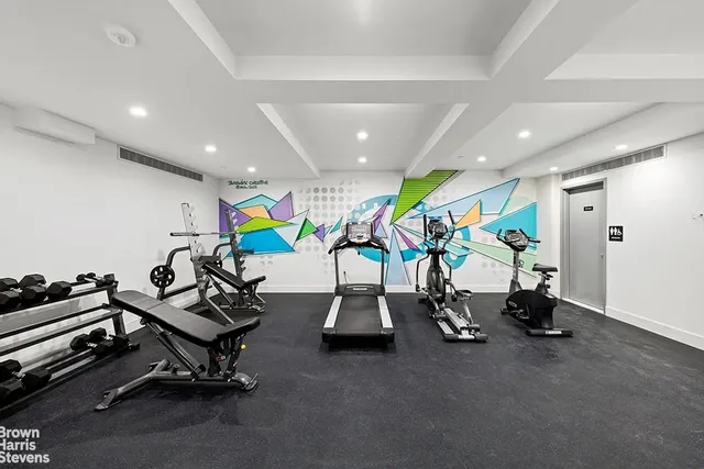 a view of a building from a balcony