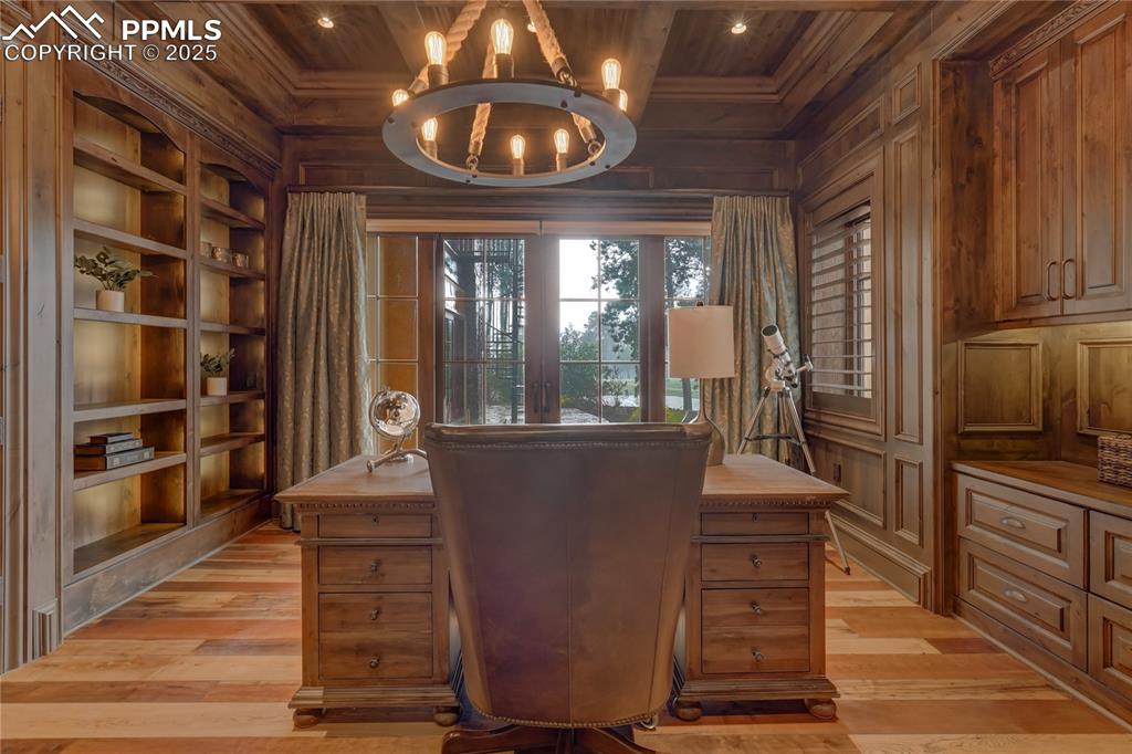 4602 High Forest Road Colorado Springs, CO 80908 - Photo 37 of 50 a view of a dining room with furniture window and outside view