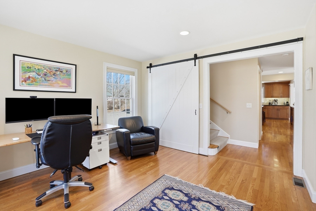 25 Bold Meadow Road Edgartown, MA 02539 - Photo 14 of 40 a view of a livingroom with workspace and a couch