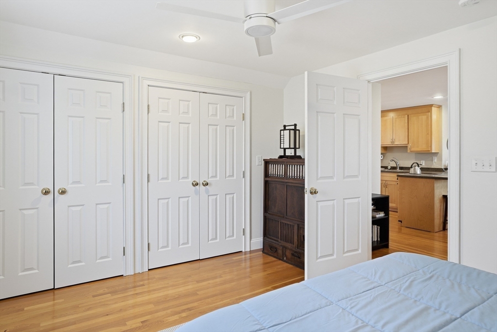 25 Bold Meadow Road Edgartown, MA 02539 - Photo 29 of 40 a view of a kitchen with refrigerator and wooden floor