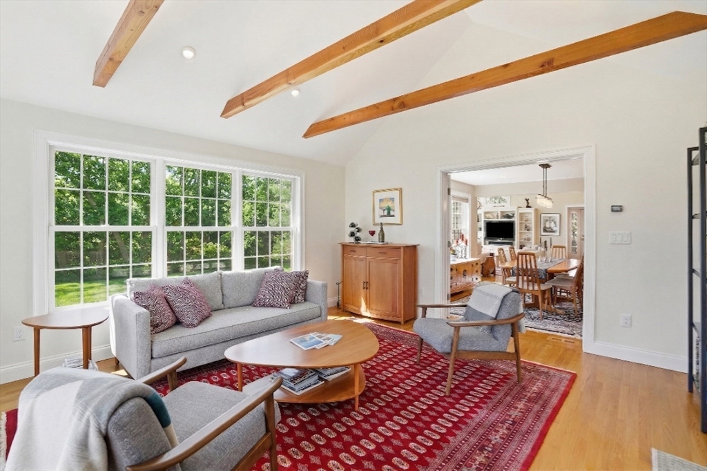 25 Bold Meadow Road Edgartown, MA 02539 - Photo 10 of 40 a living room with furniture and a large window