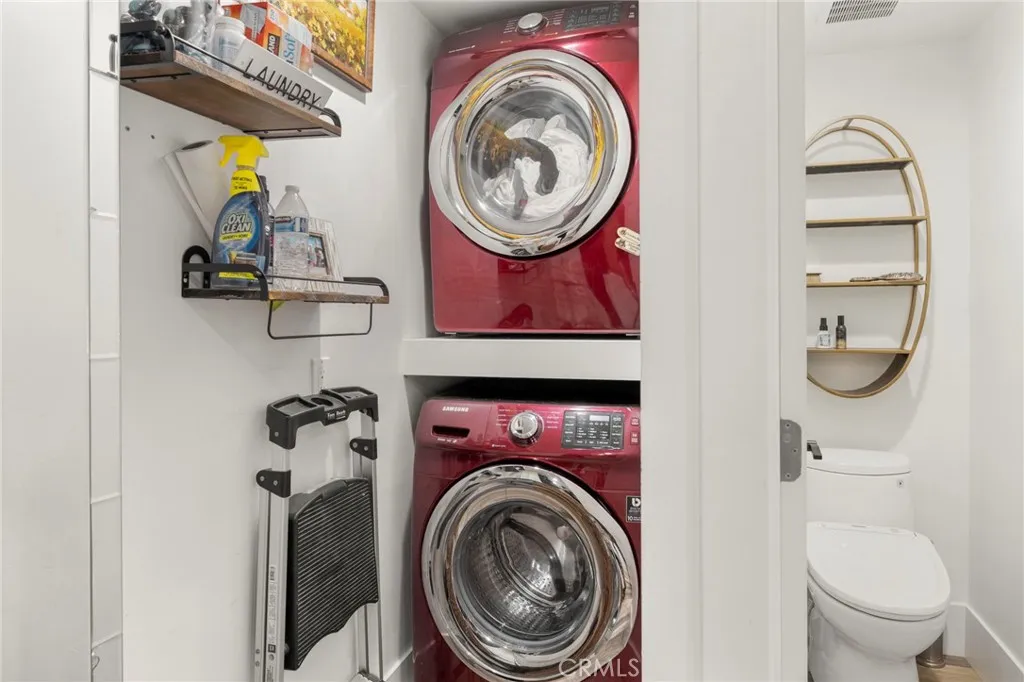 1720 Vista Del Lago, Unit 2 Fallbrook, CA 92028 - Photo 35 of 54 a view of a storage and utility room with a washer dryer