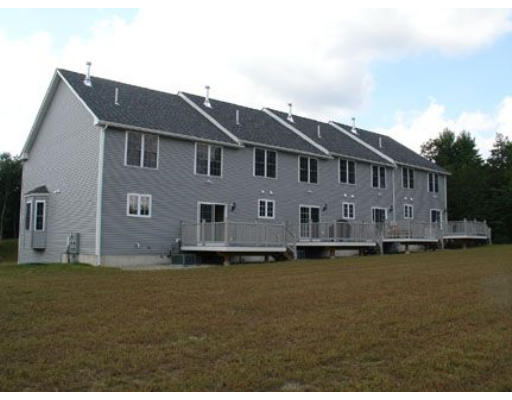 22 Scribner Road, Unit 81 Fremont, NH 03044 - Photo 4 of 10 a front view of a house with a garden and lake view