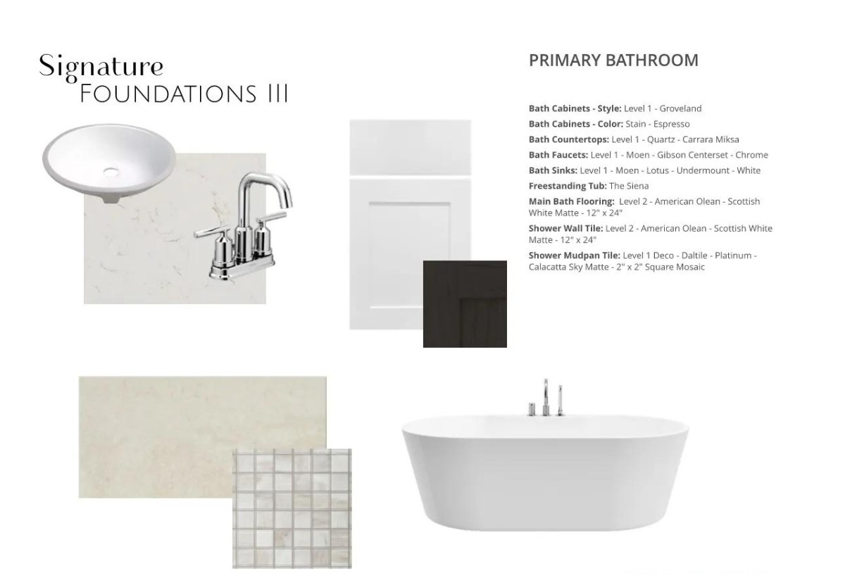 Sabine C selection sheet