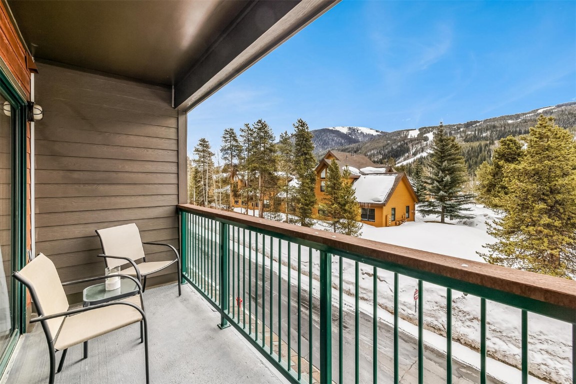 23110 Highway 6, Unit 5015 Keystone, CO 80435 - Photo 15 of 32 a view of a two chairs in the balcony