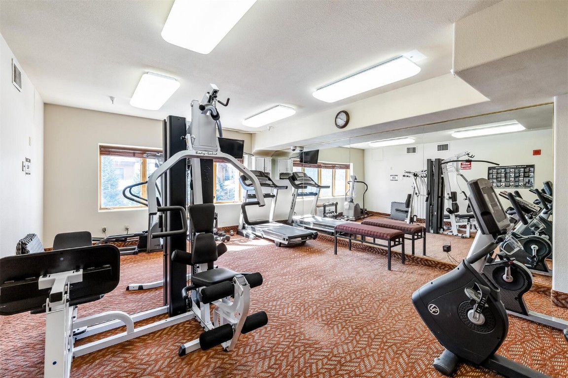 23110 Highway 6, Unit 5015 Keystone, CO 80435 - Photo 28 of 32 a view of a room with gym equipment