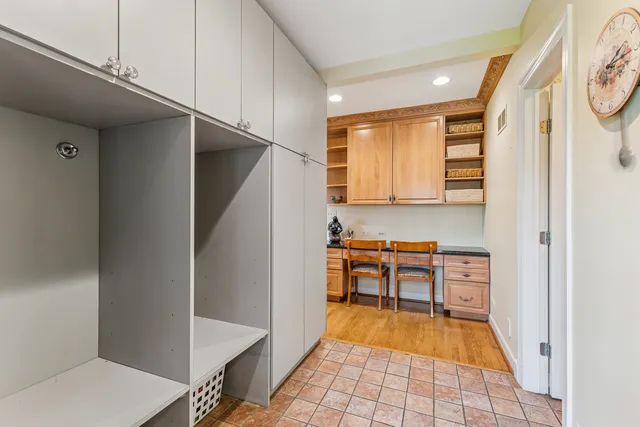 a view of a livingroom with furniture and a flat screen tv