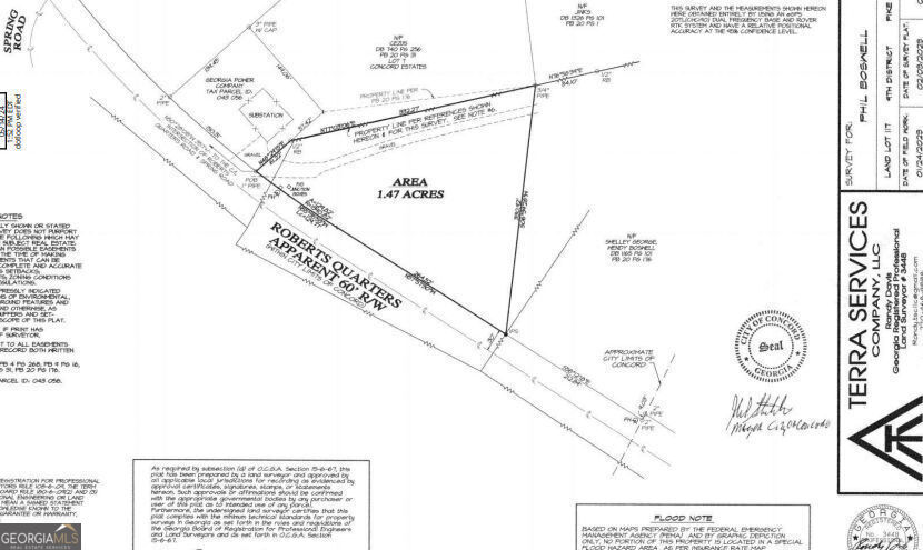 1.47-acres Roberts Quarters Road Concord, GA 30206 - Photo 2 of 5