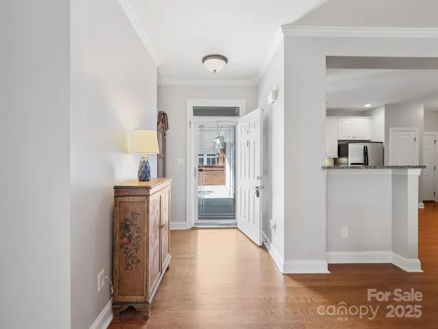 a close view of closet