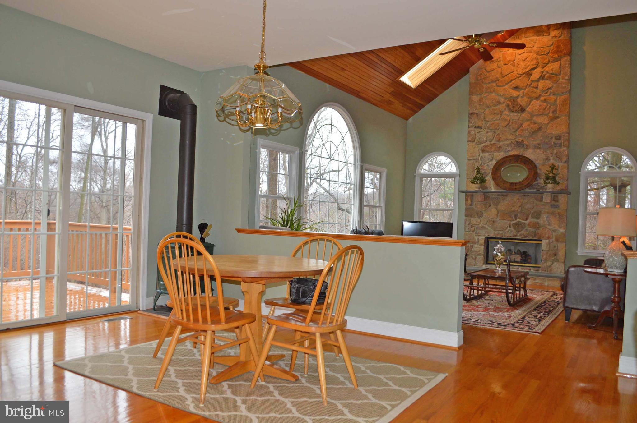 737 Hemlock Road Media, PA 19063 - Photo 17 of 38 Breakfast Area with fireplace