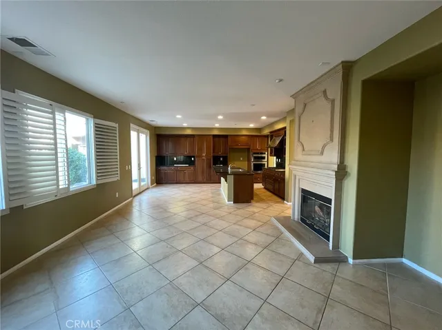 a view of a livingroom with a fireplace
