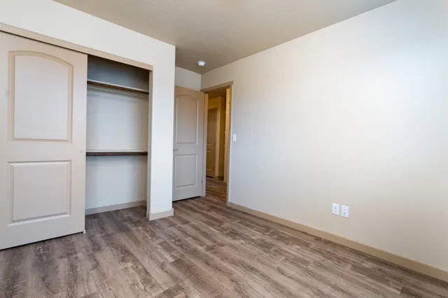 wooden floor in an empty room