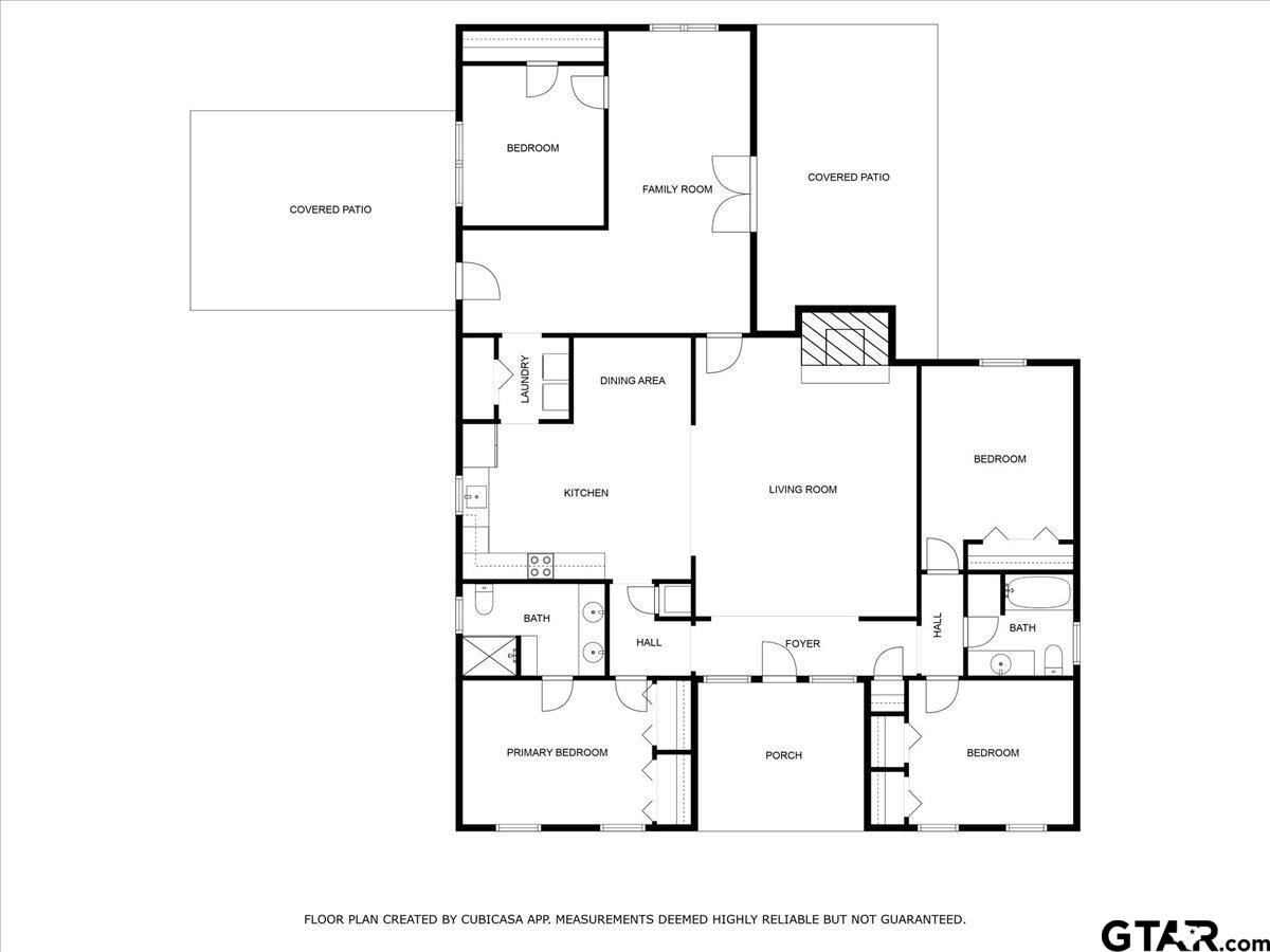 906 Zola Street Quitman, TX 75783 - Photo 41 of 41 a picture of a room with a white wall and white walls