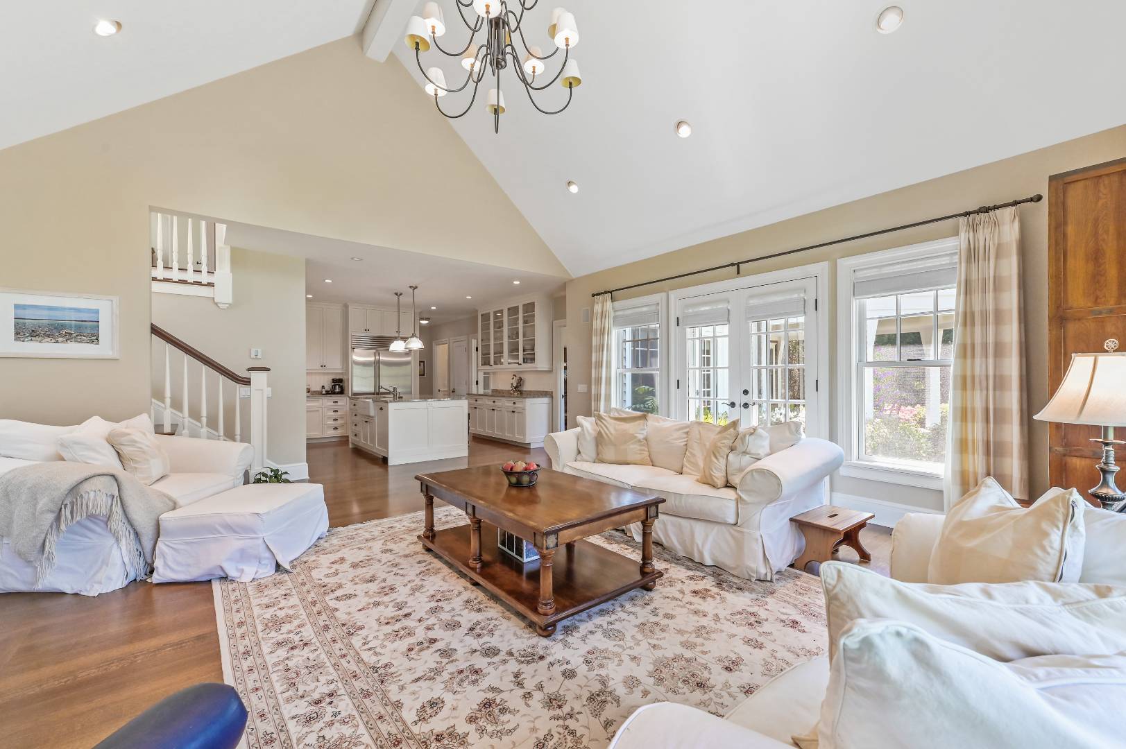 15 Dock Road Remsenburg, NY 11960 - Photo 13 of 34 a living room with furniture and a large window
