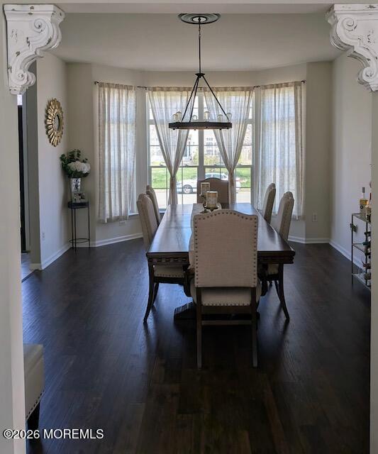 381 Leeward Road Manahawkin, NJ 08050 - Photo 10 of 17 a view of a dining room with furniture window and wooden floor