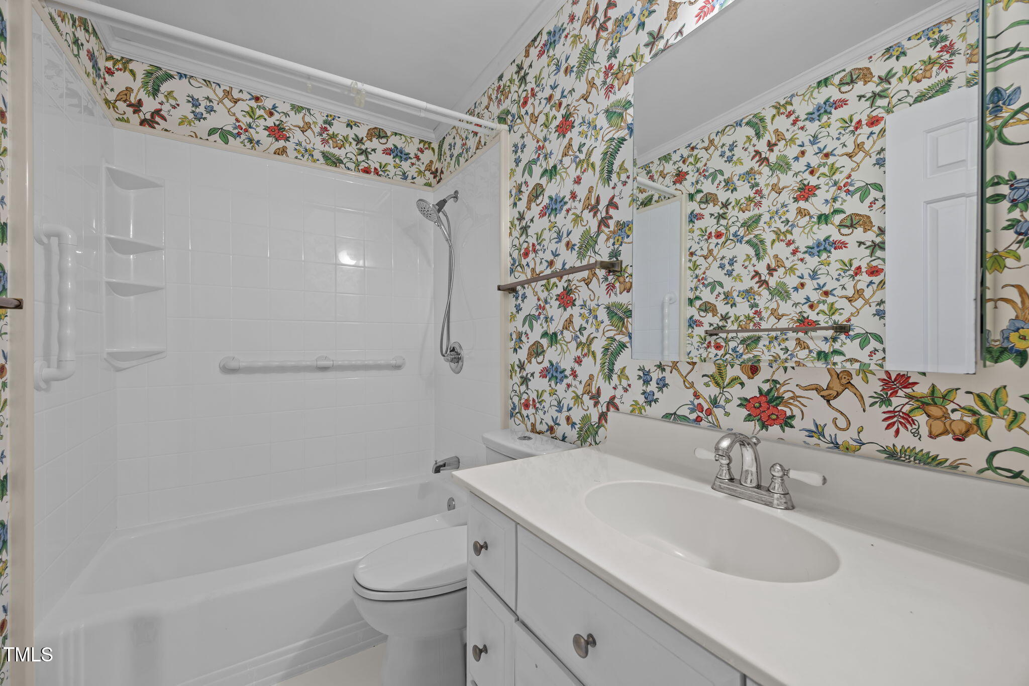 8909 Creekstone Court, Unit 11 Raleigh, NC 27615 - Photo 27 of 39 a bathroom with a sink toilet and shower