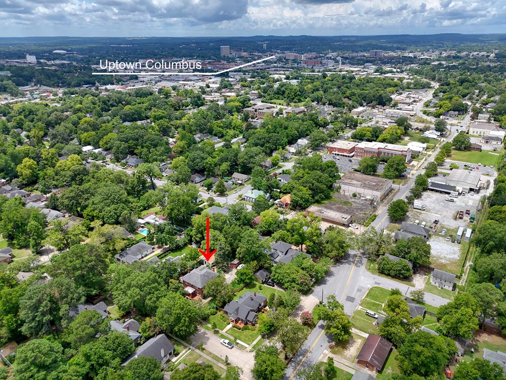 1641 16th Avenue Columbus, GA 31901 - Photo 57 of 76 an aerial view of a house with a yard