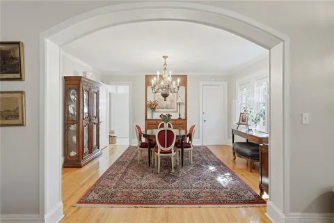 a view of living room filled with furniture