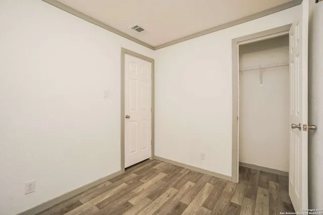 a view of an empty room