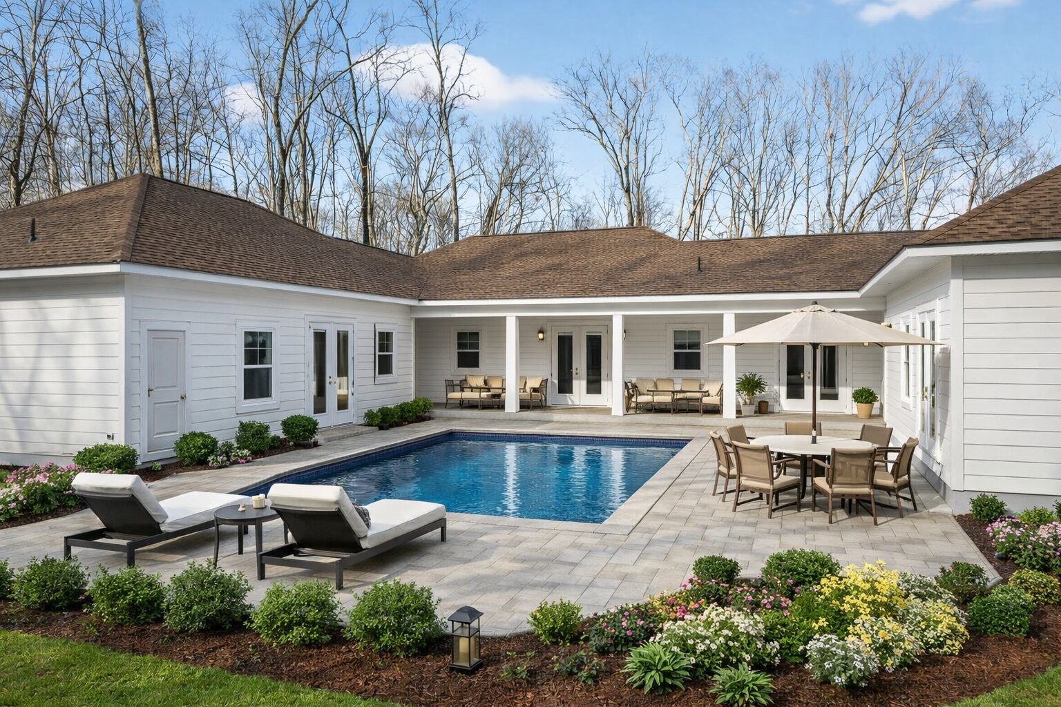 147 Dunrobin Court Sparta, TN 38583 - Photo 36 of 59 a view of a house with swimming pool and sitting area