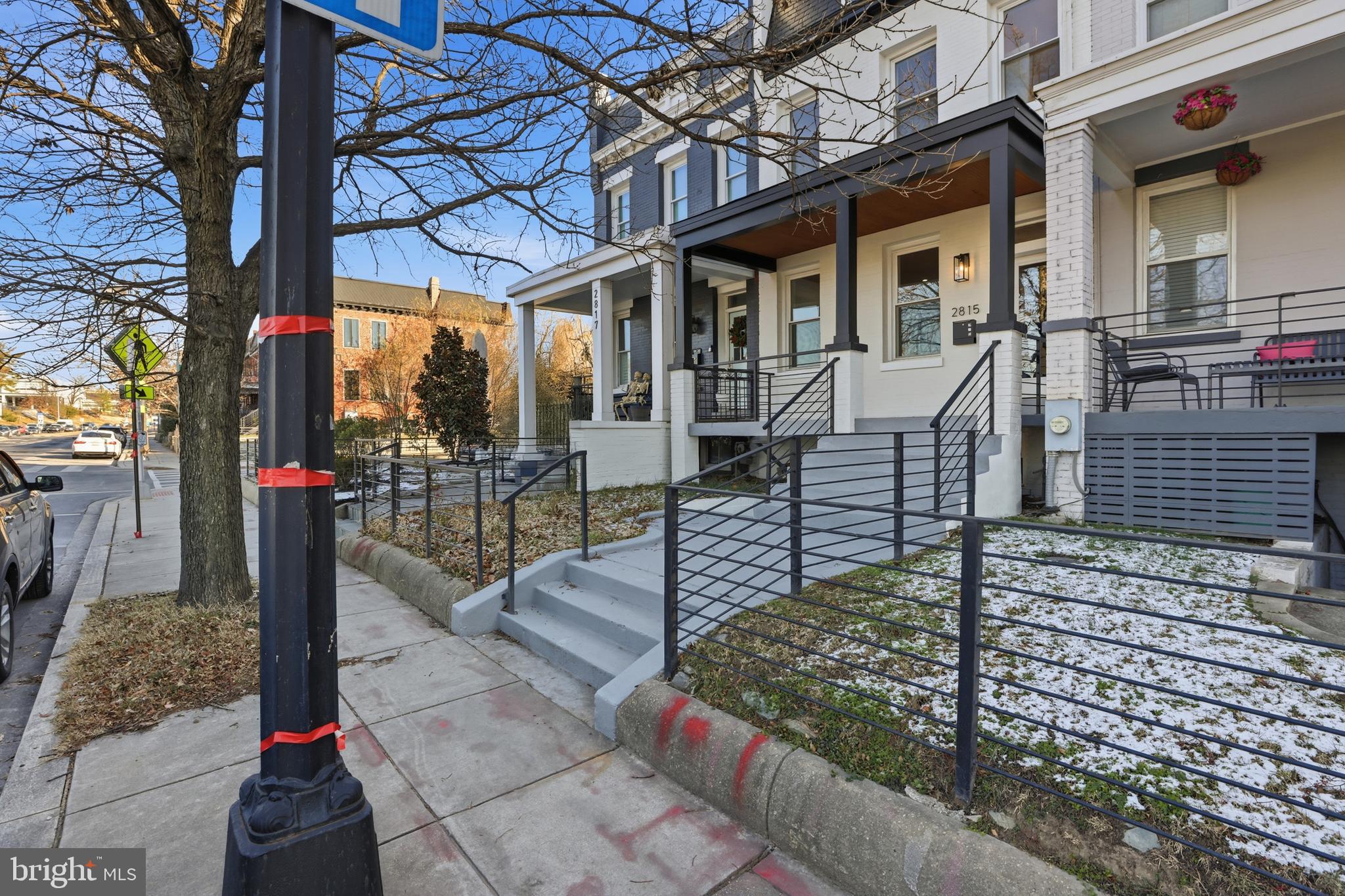 2815 North Capitol Street Northeast Washington, DC 20002 - Photo 57 of 87 a front view of a house with a tree