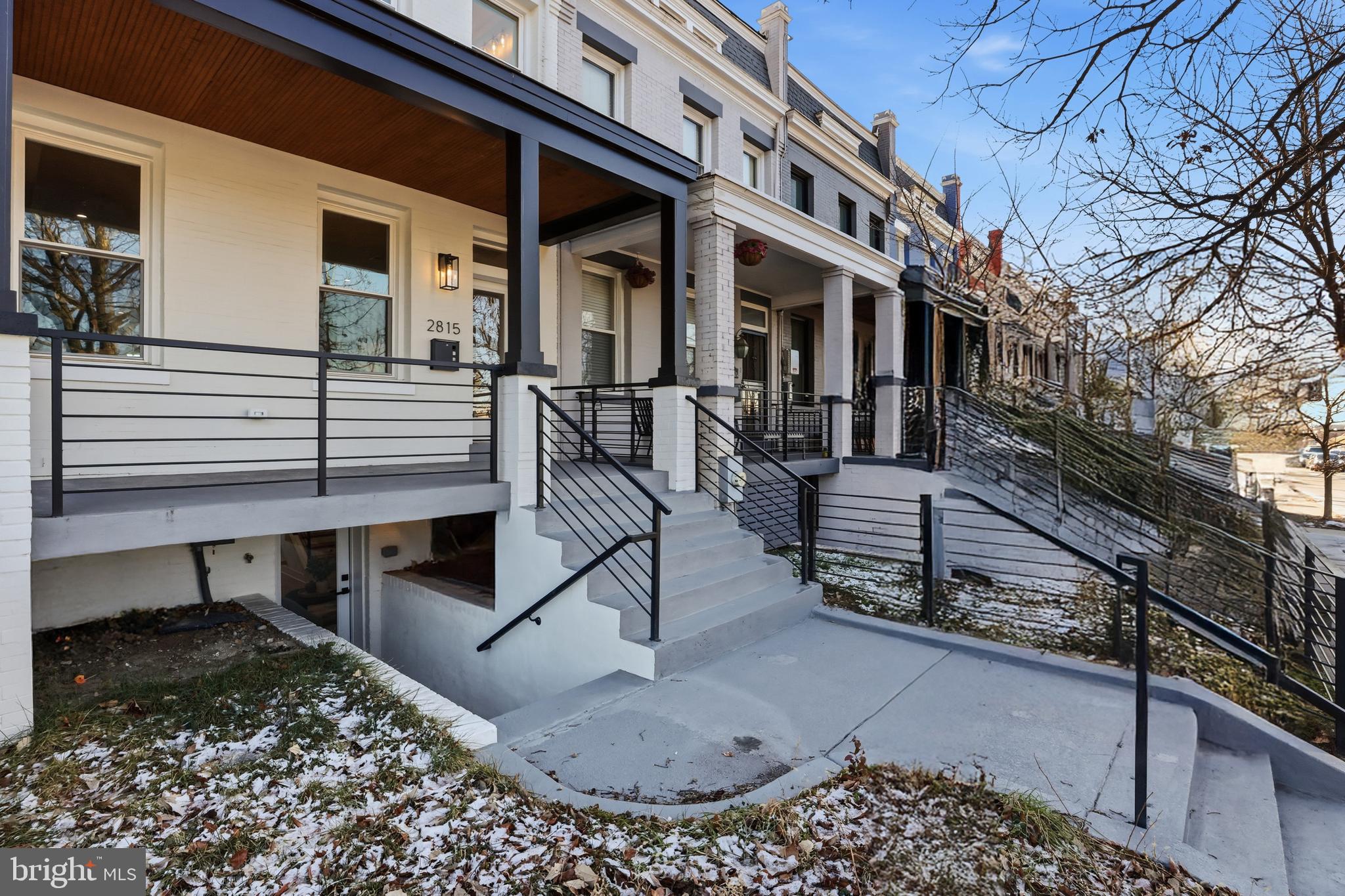 2815 North Capitol Street Northeast Washington, DC 20002 - Photo 58 of 87 a view of a house with a balcony and door