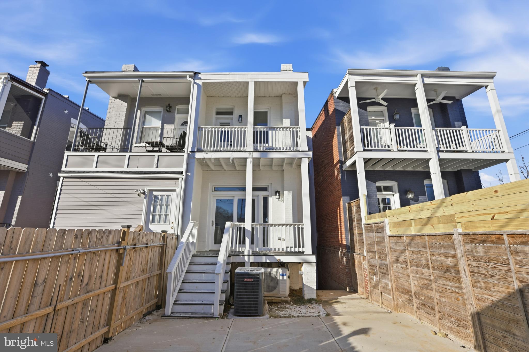 2815 North Capitol Street Northeast Washington, DC 20002 - Photo 61 of 87 a front view of a house with a balcony