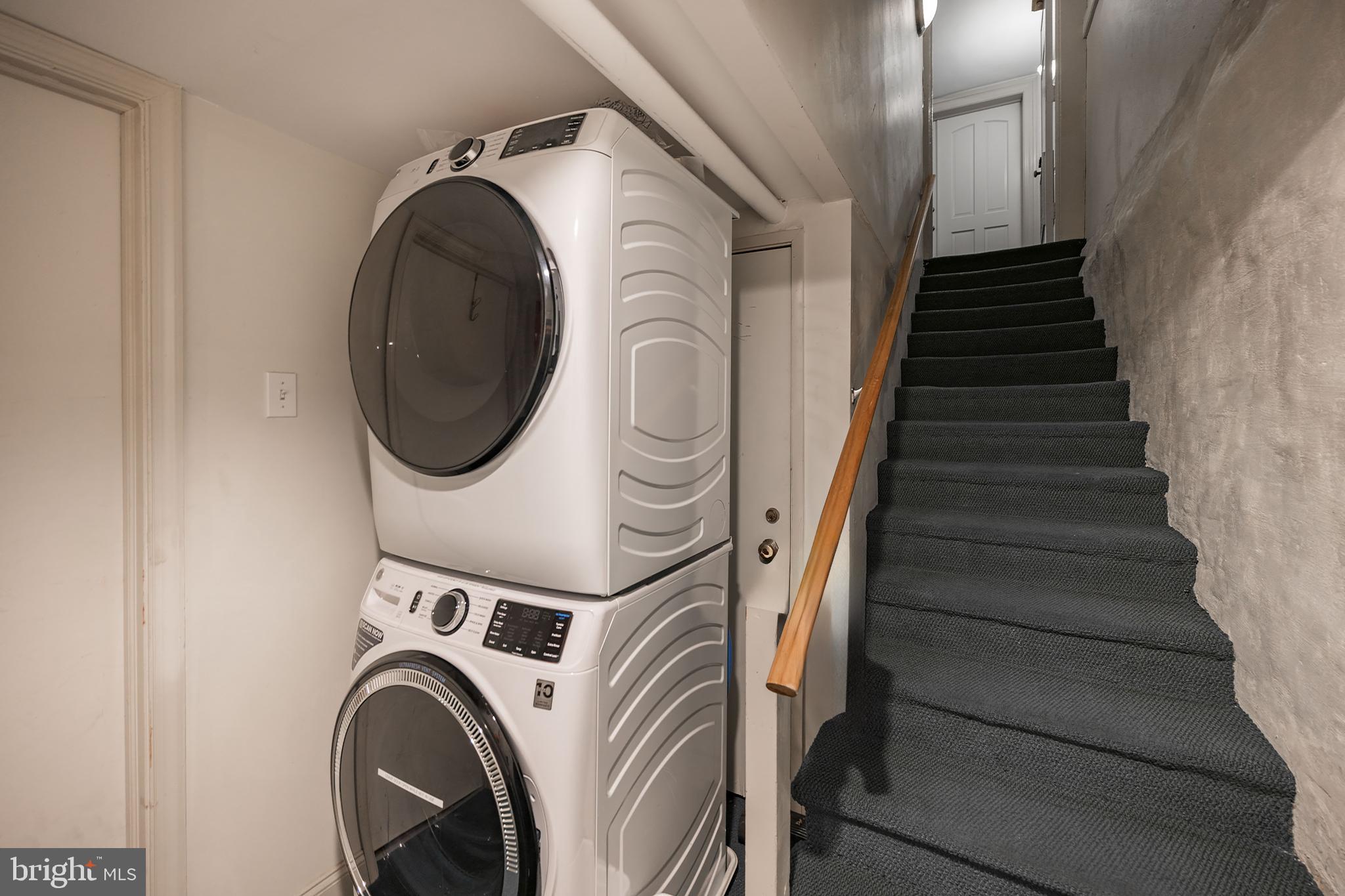 1728 Spruce Street, Unit B Philadelphia, PA 19103 - Photo 11 of 13 a view of entryway with washer and dryer
