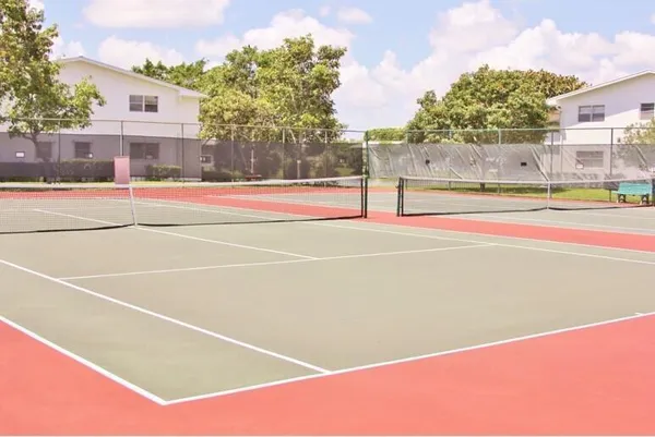 a view of a tennis court
