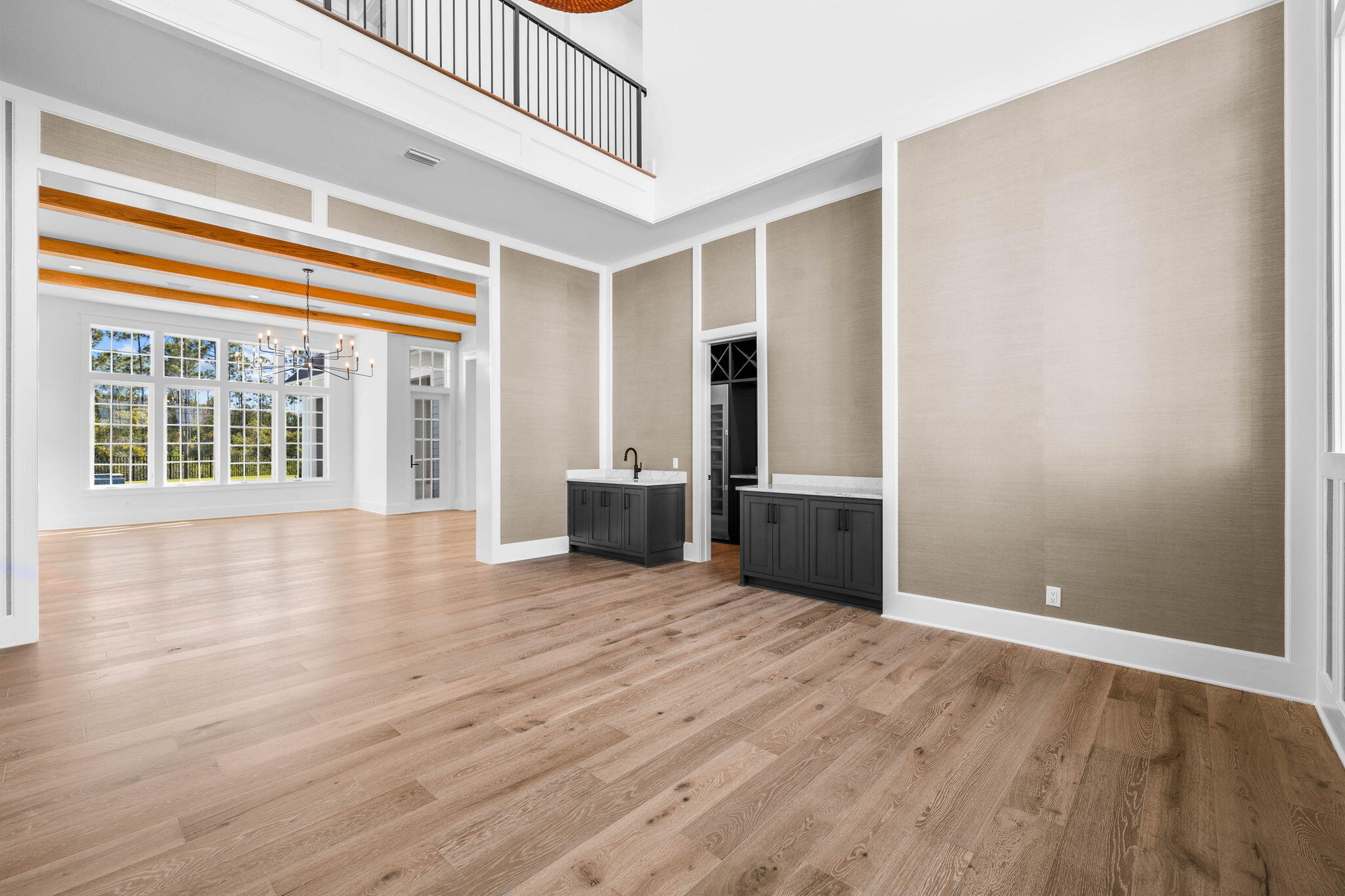 295 Golf Ridge Dr Inlet Beach Inlet Beach, FL 32461 - Photo 16 of 94 a view of an empty room with wooden floor and a window
