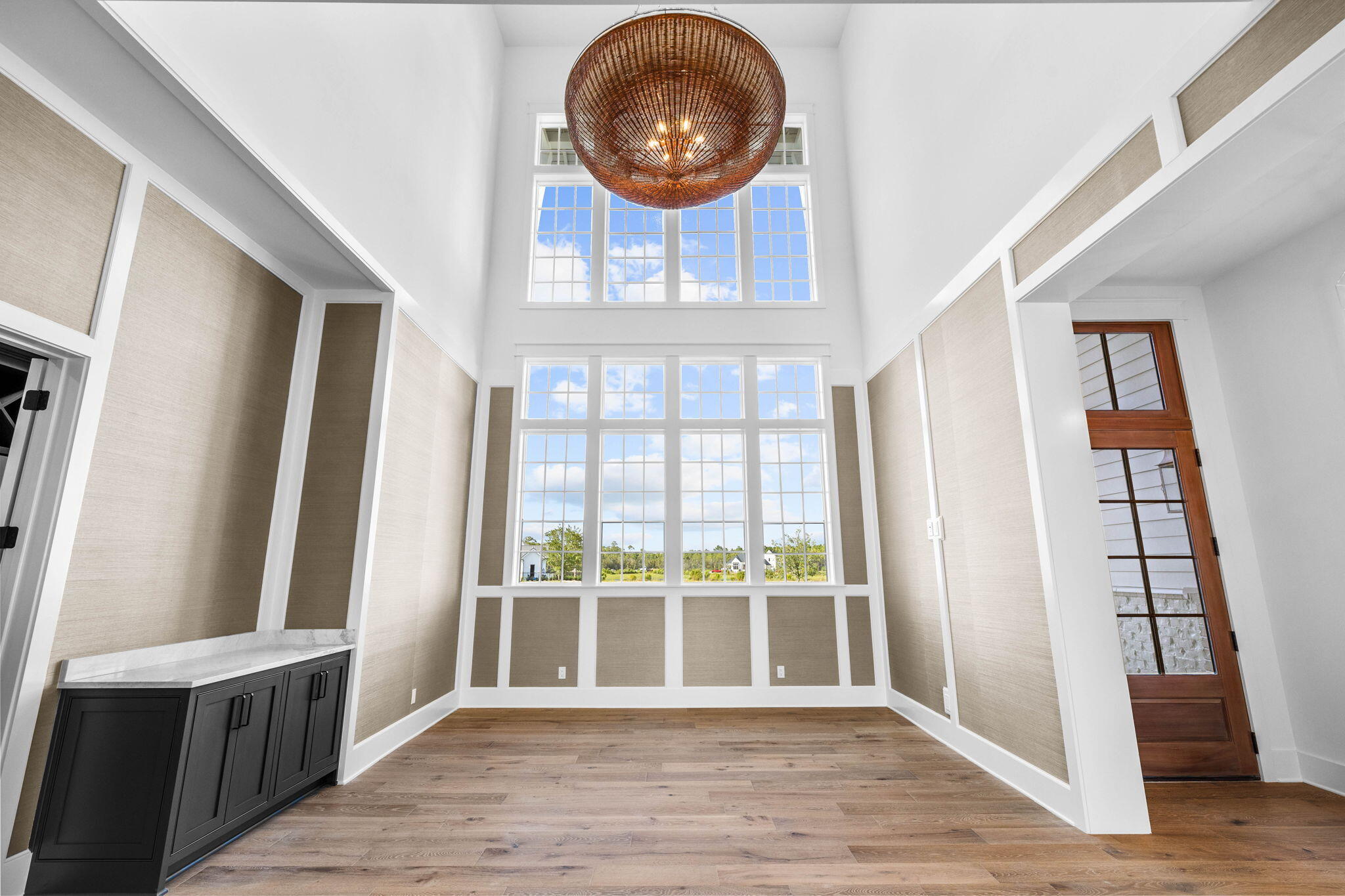 295 Golf Ridge Dr Inlet Beach Inlet Beach, FL 32461 - Photo 18 of 94 a view of a hallway with wooden floor and a windows