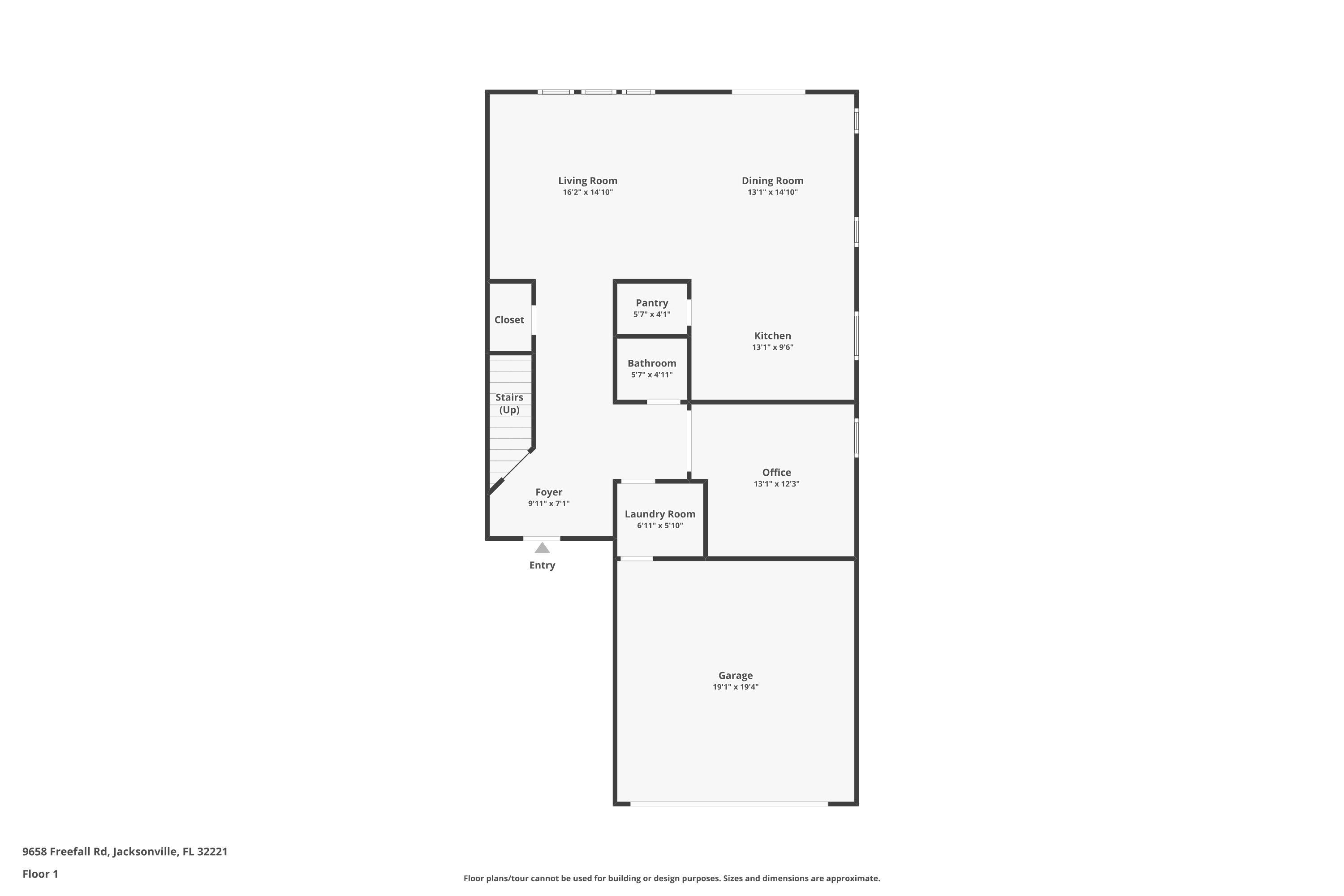 9658 Freefall Road Jacksonville, FL 32221 - Photo 38 of 39 a picture of a floor plan