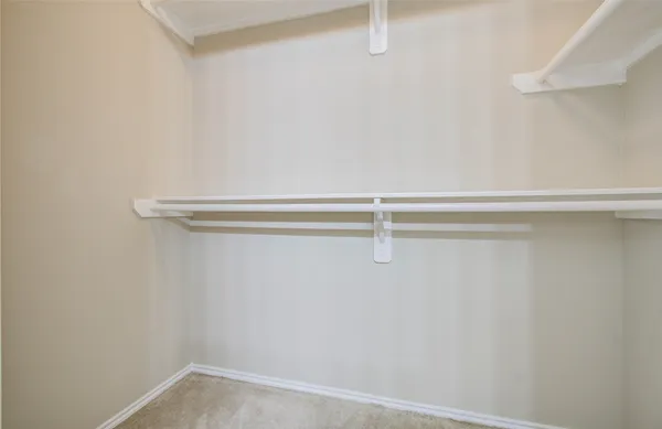 a close up view of racks on the wall