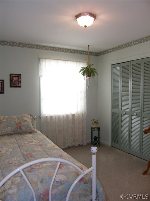 800 Whiffletree Road North Chesterfield, VA 23236 - Photo 46 of 47 Bedroom #3: Carpet, Ceiling Light, Closet