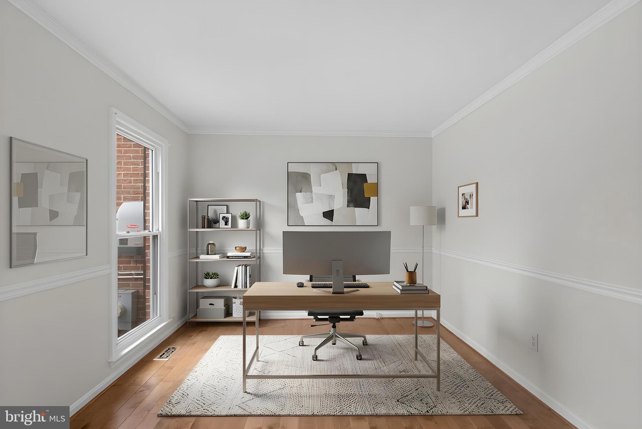 14724 Harvest Lane Silver Spring, MD 20905 - Photo 26 of 53 a workspace with furniture and window