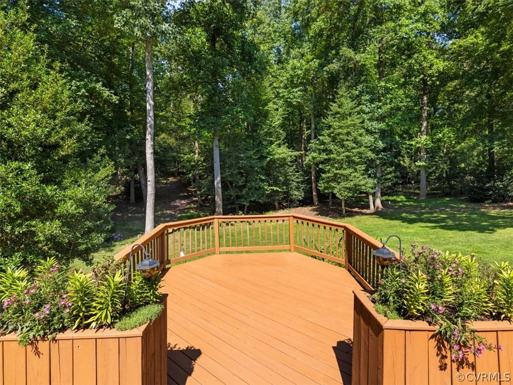 11410 Glendevon Road Chesterfield, VA 23838 - Photo 33 of 44 Wonderful Built In Planters on the Deck.