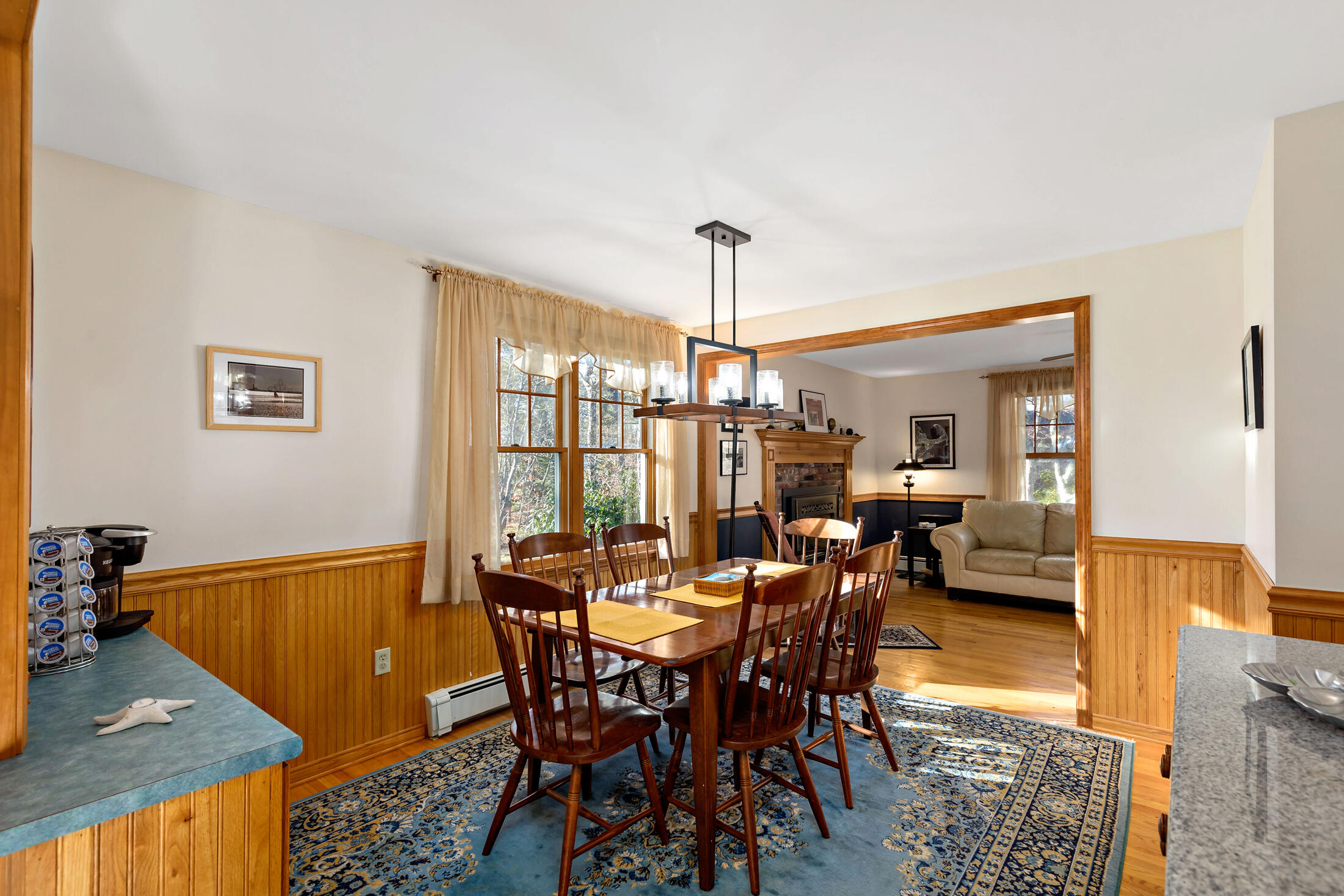 25 Forrest Avenue Eastham, MA 02642 - Photo 19 of 46 a view of a dining room with furniture window and wooden floor